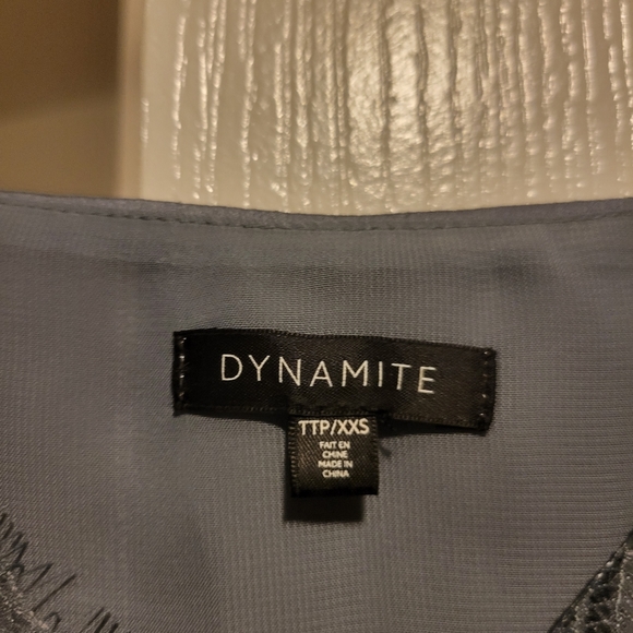 Cute Metallic Dynamite Lace Cami Top - Picture 2 of 4